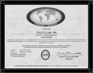 美國International Board-of-Medicine and-Surgery正會員-certificate